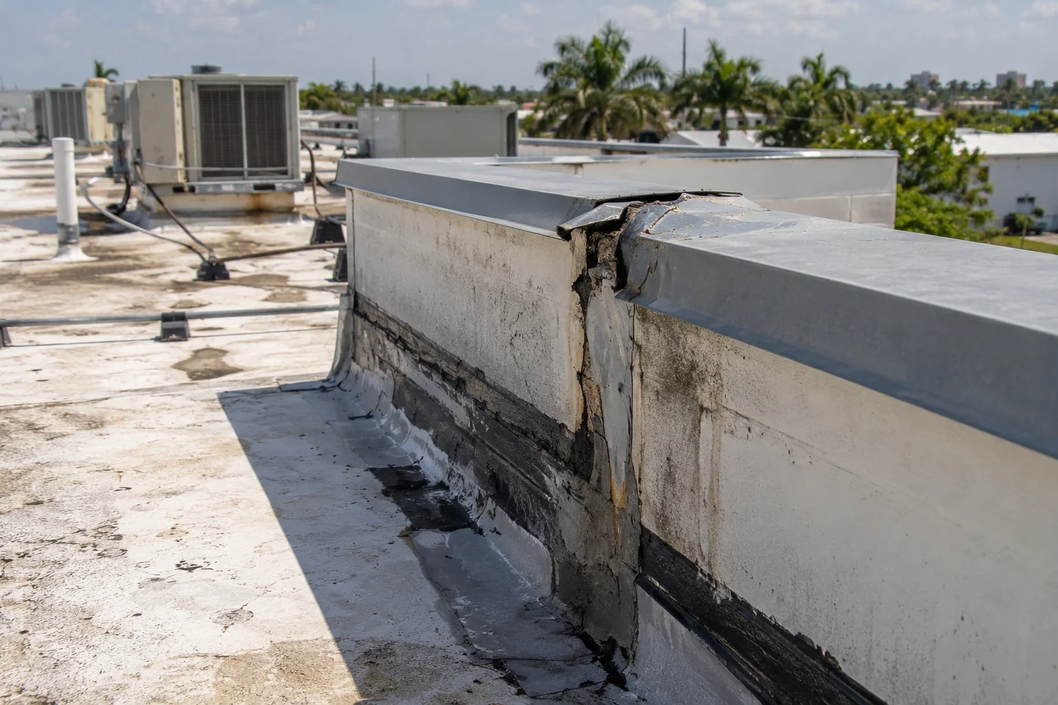 Flashing Failure Roof Repair in Cape Coral, FL